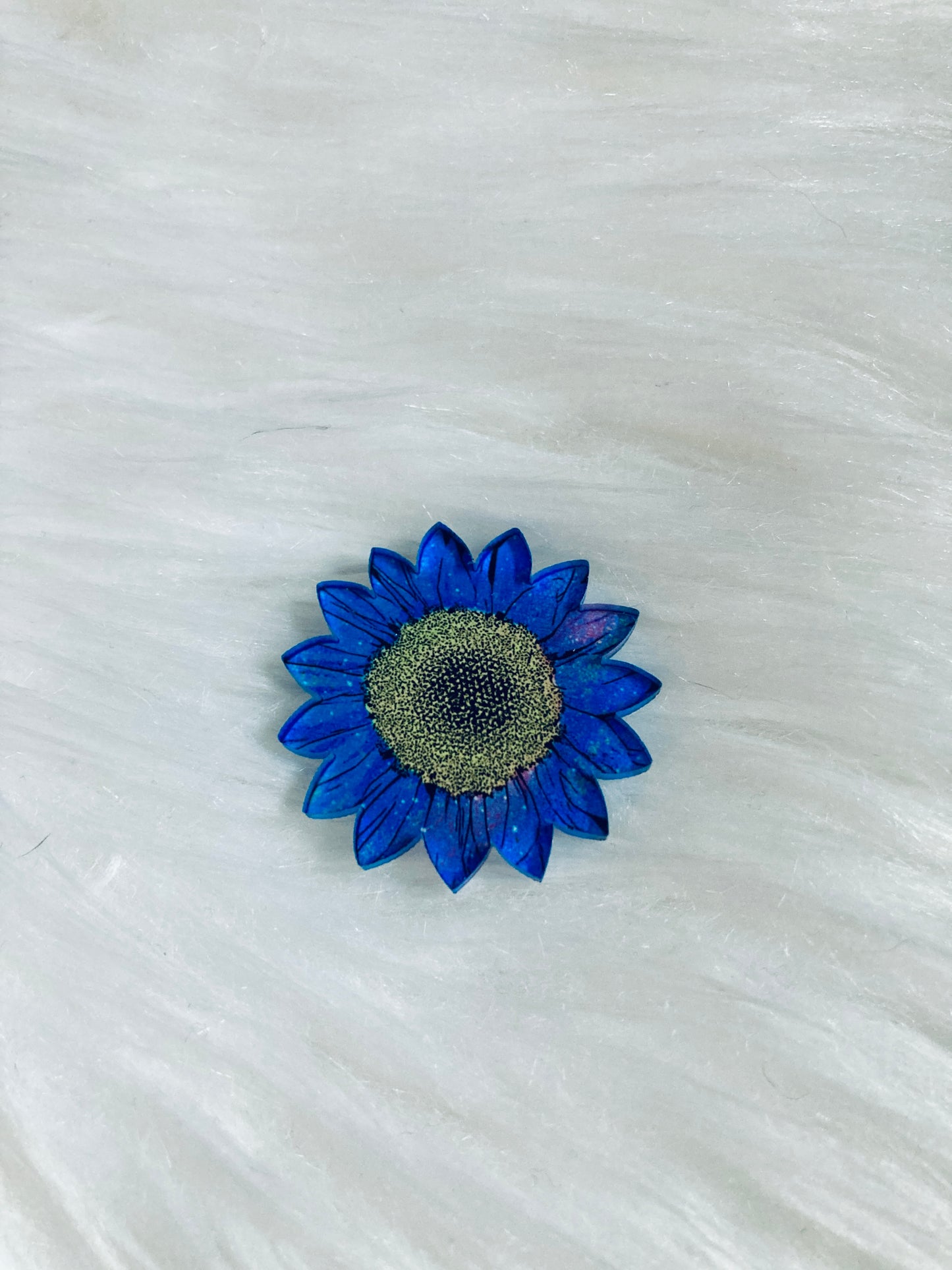 Sunflower Acrylic 1.5" Interchangeable Shape