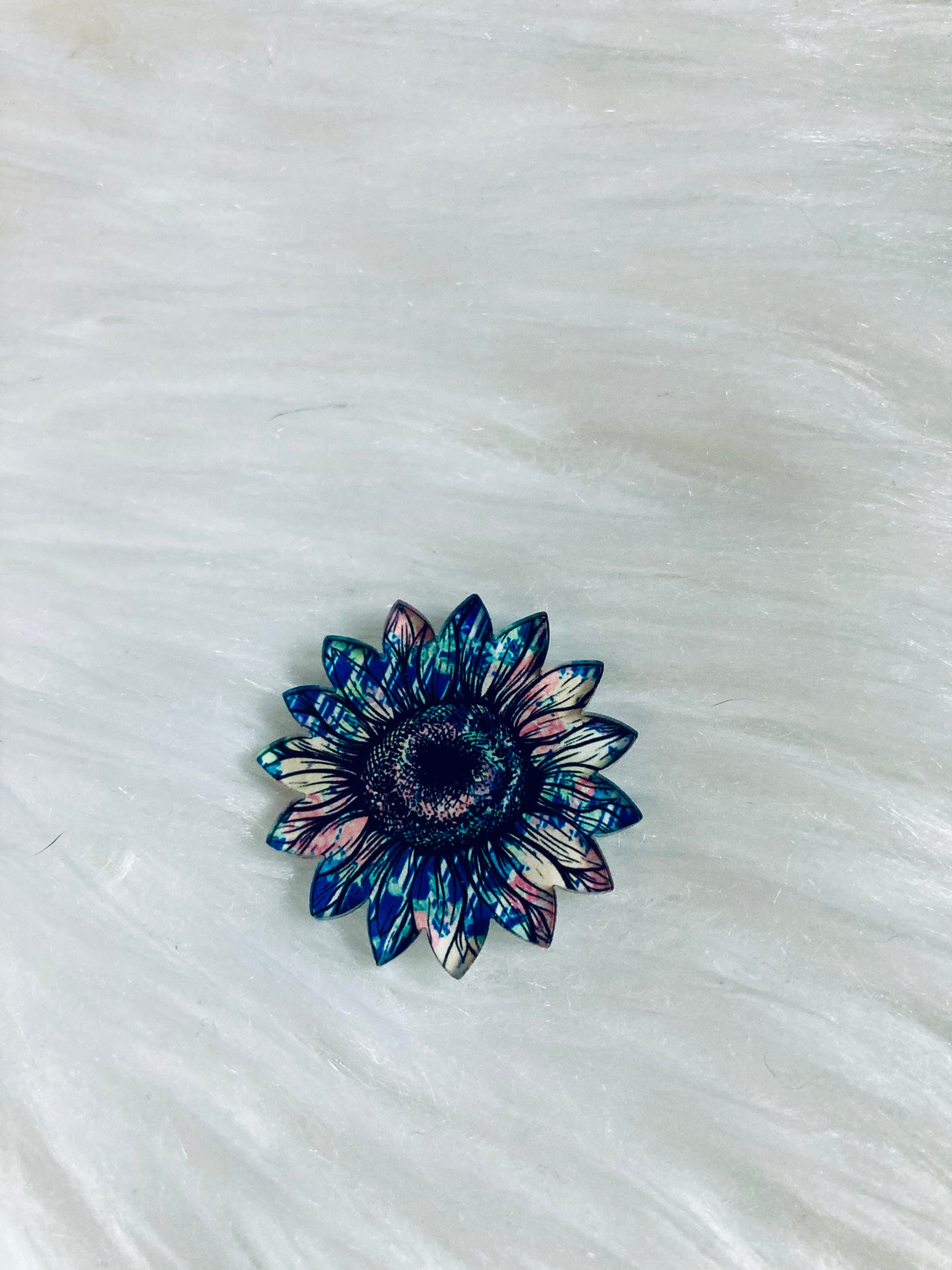 Sunflower Acrylic 1.5" Interchangeable Shape