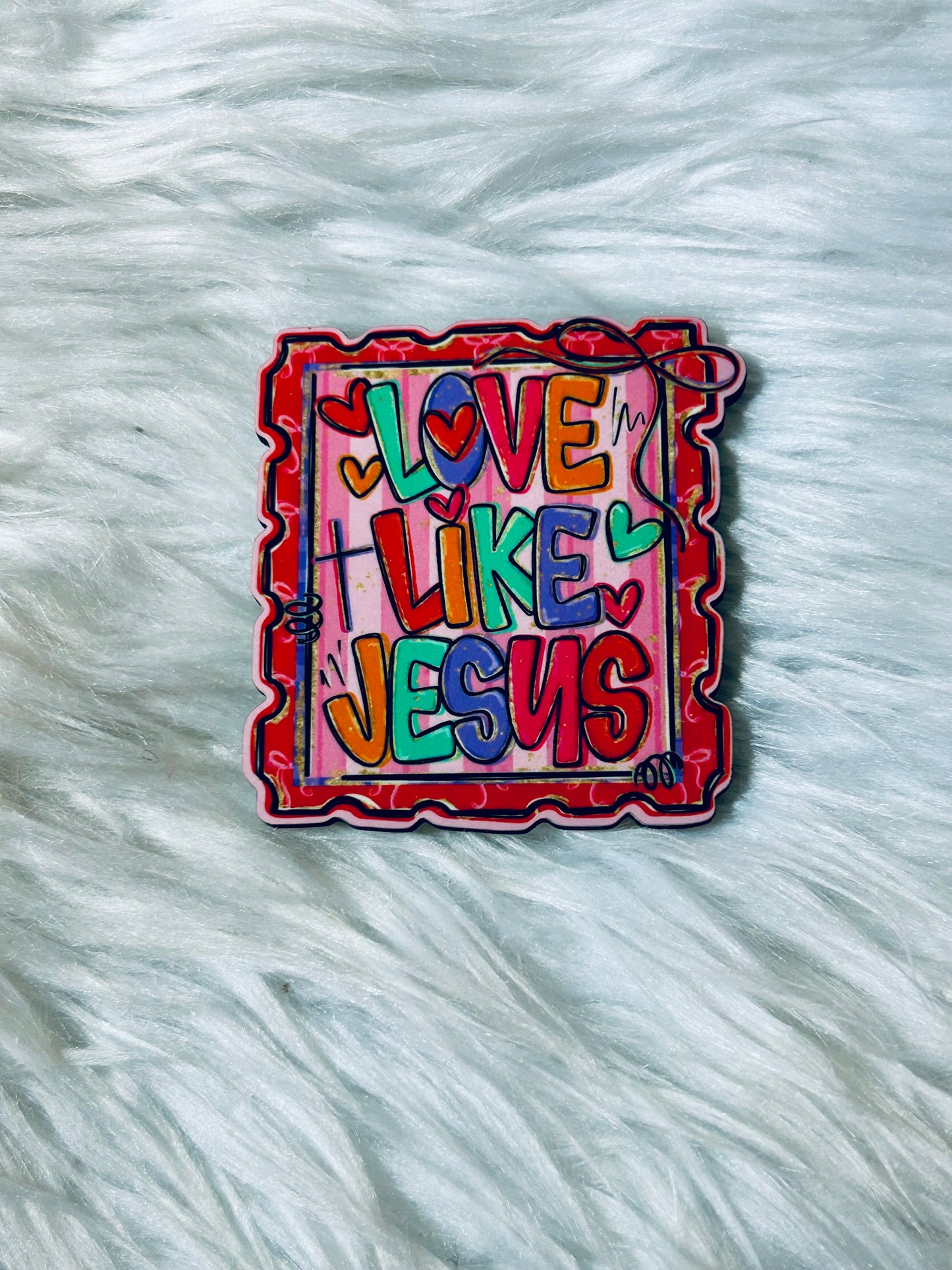 Love Like Jesus Stamp Matte Magnet