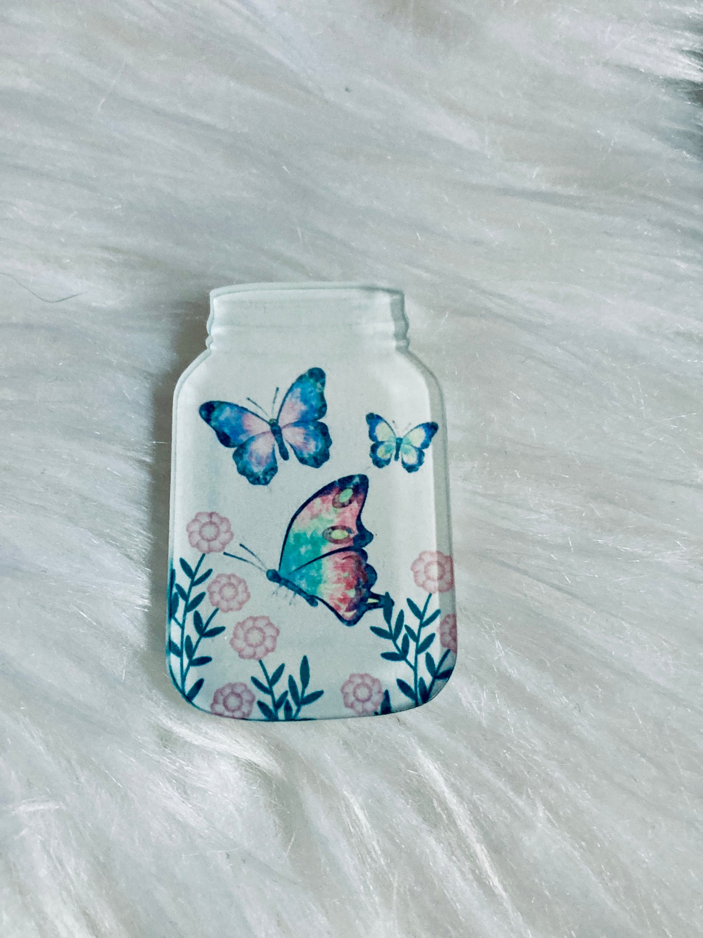 Mason Jar Shape Acrylic 2" Interchangable Shapes