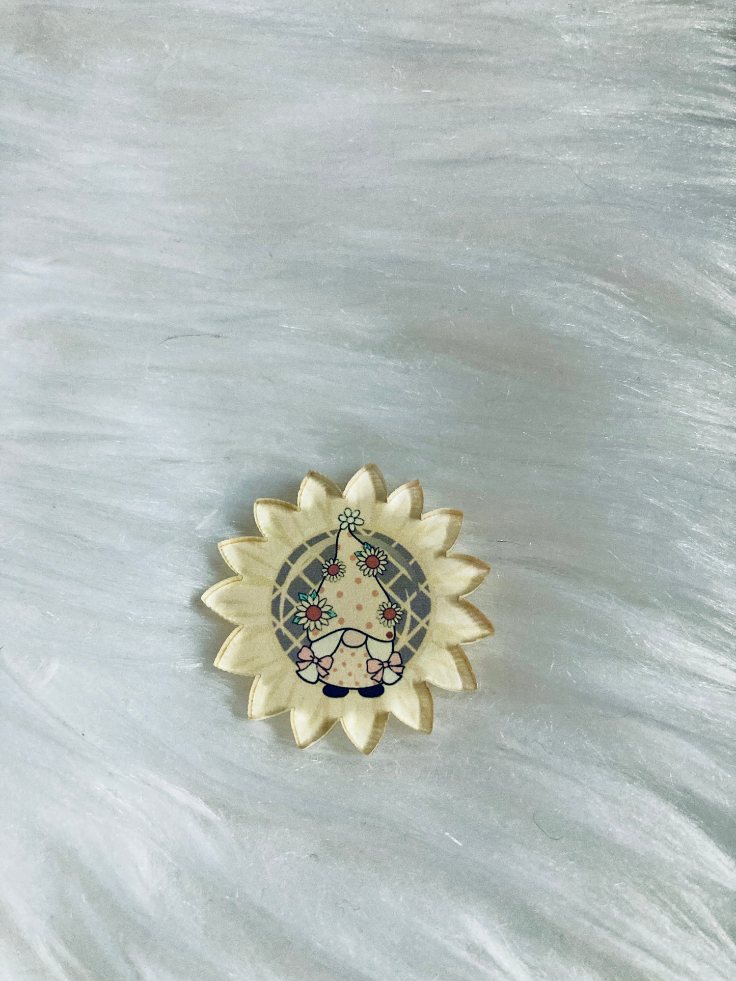 Sunflower Acrylic 1.5" Interchangeable Shape