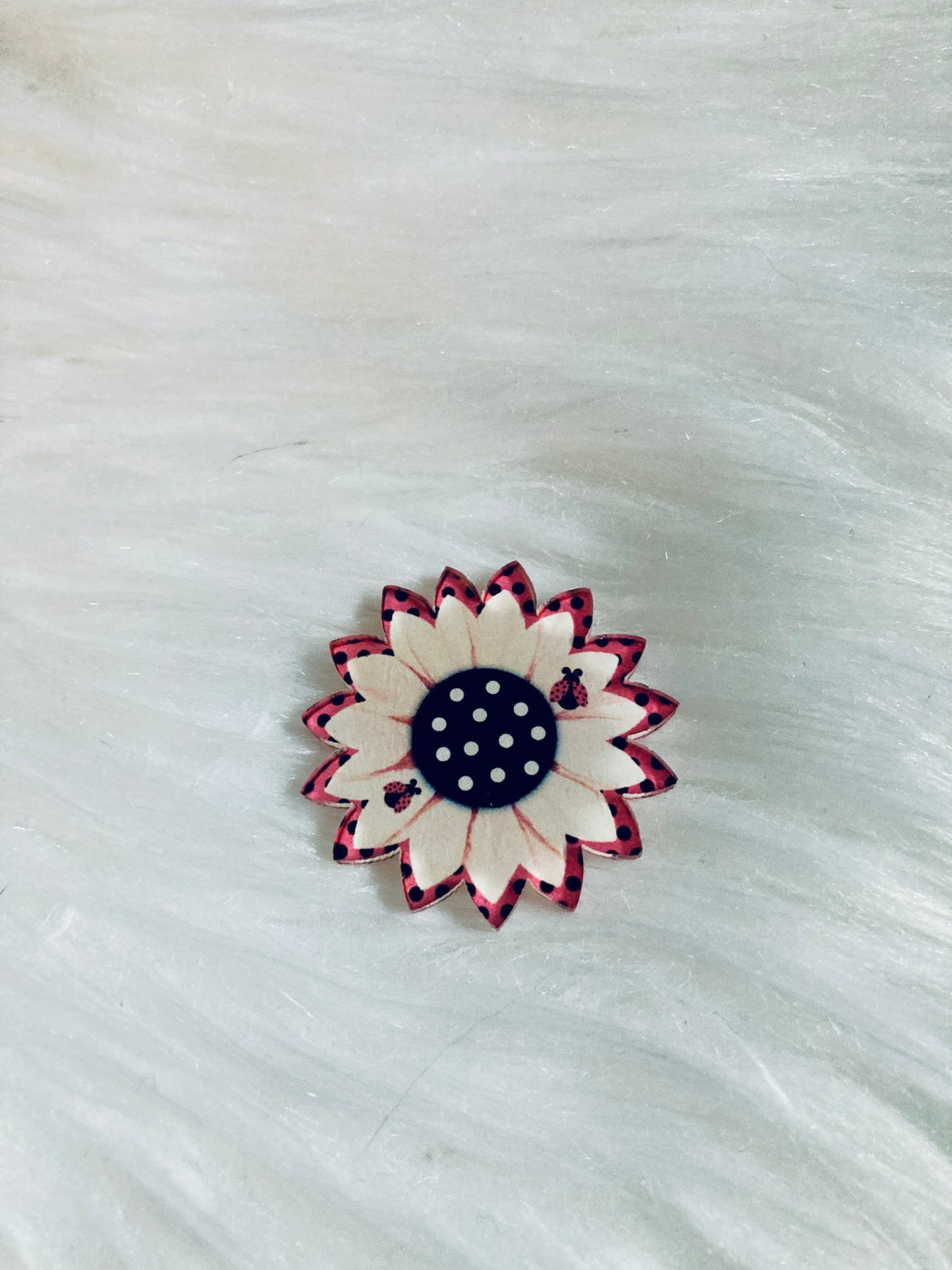 Sunflower Acrylic 1.5" Interchangeable Shape