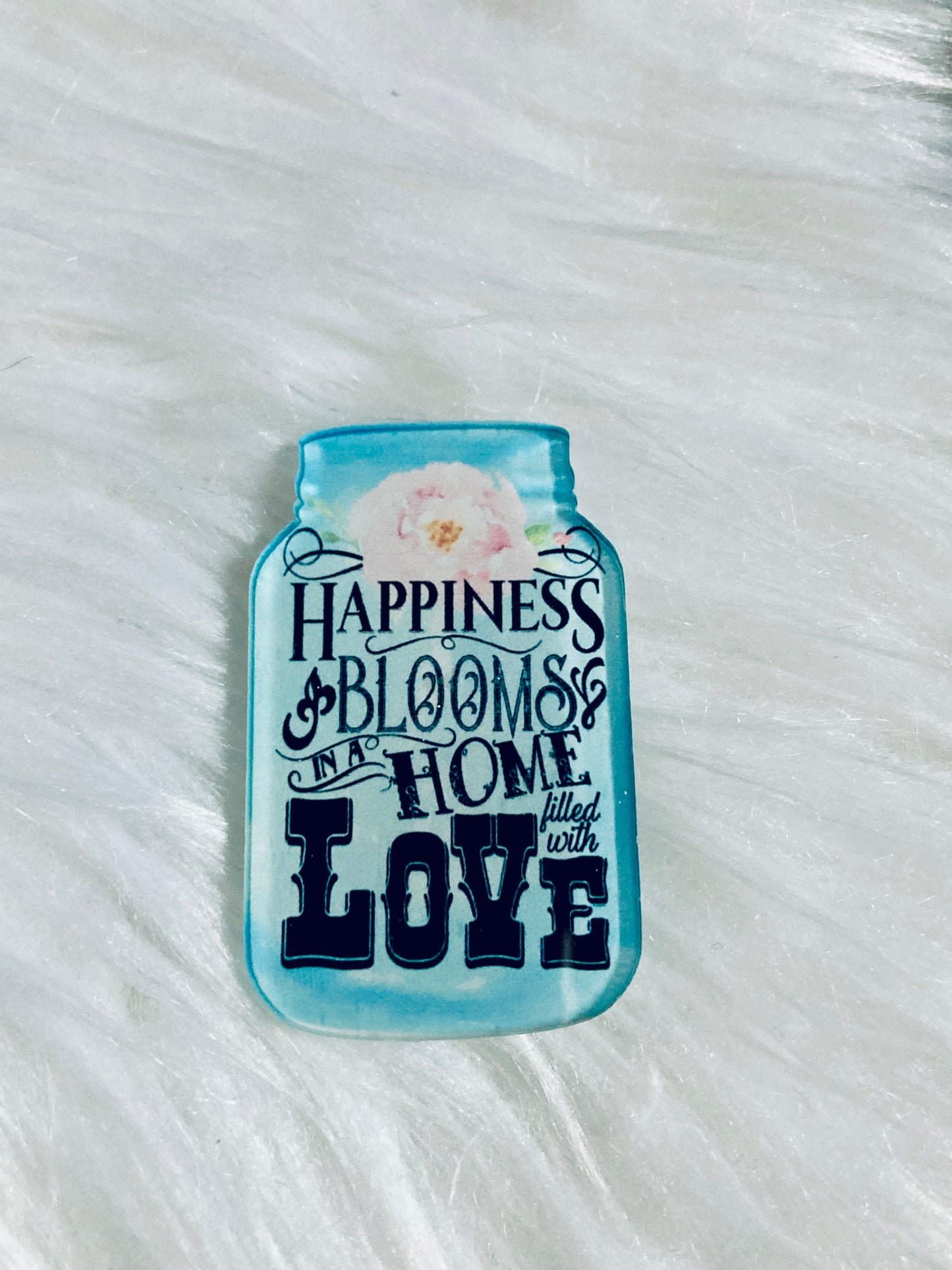 Mason Jar Shape Acrylic 2" Interchangable Shapes