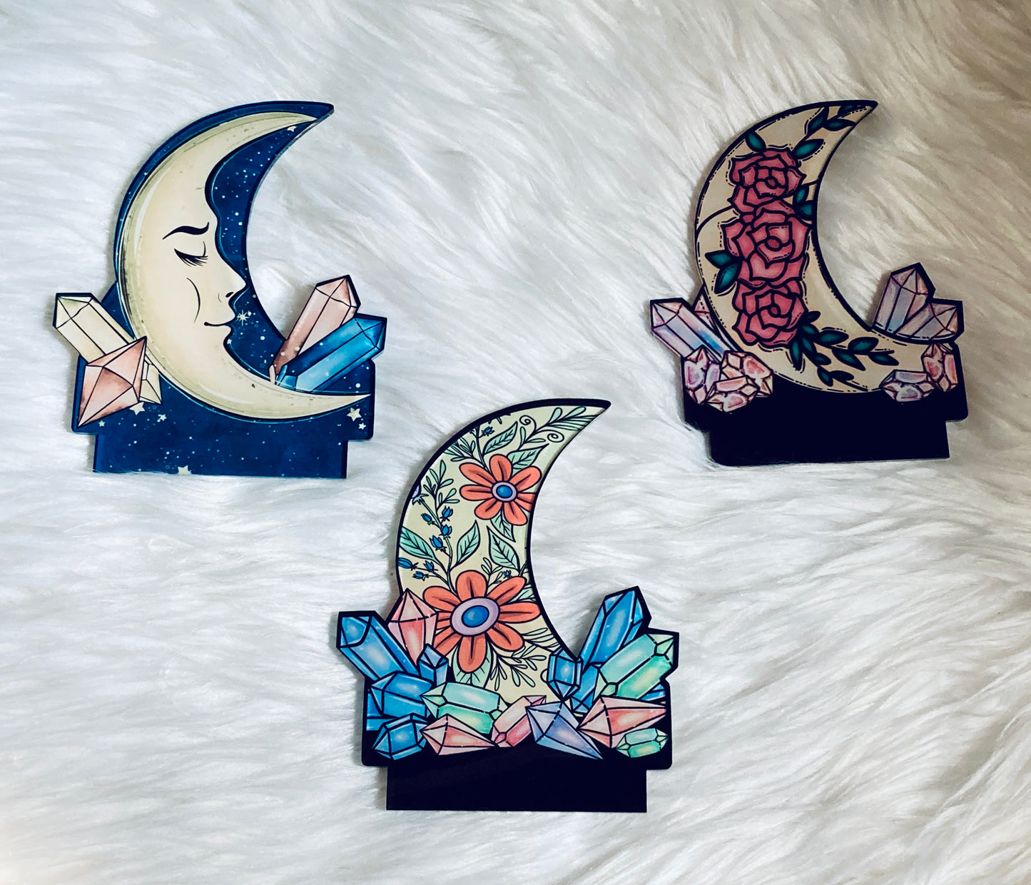 Moon Gems Shape Interchangeable Inserts for Lights