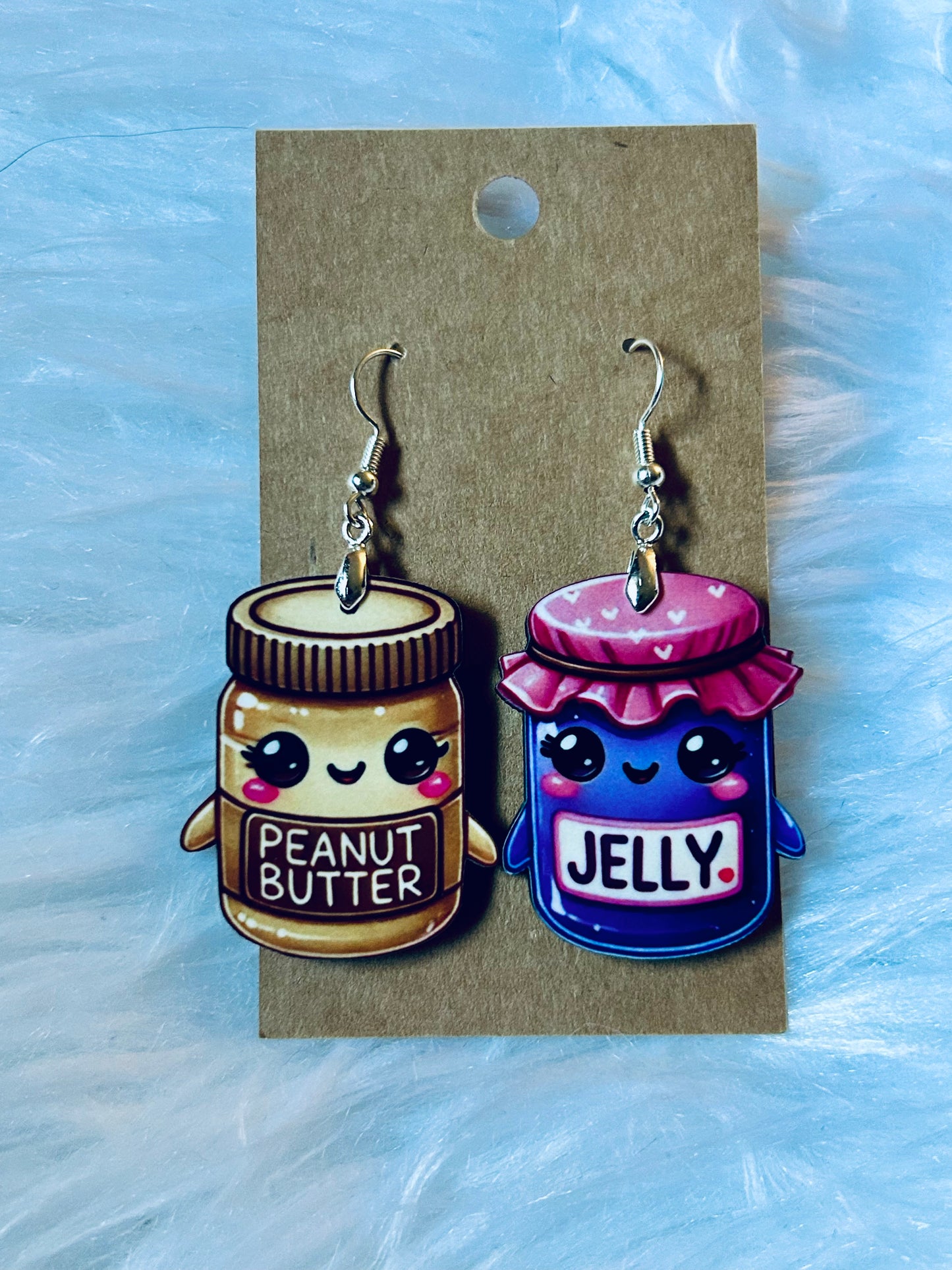 PB and J Earring Matte Earrings 1.5"