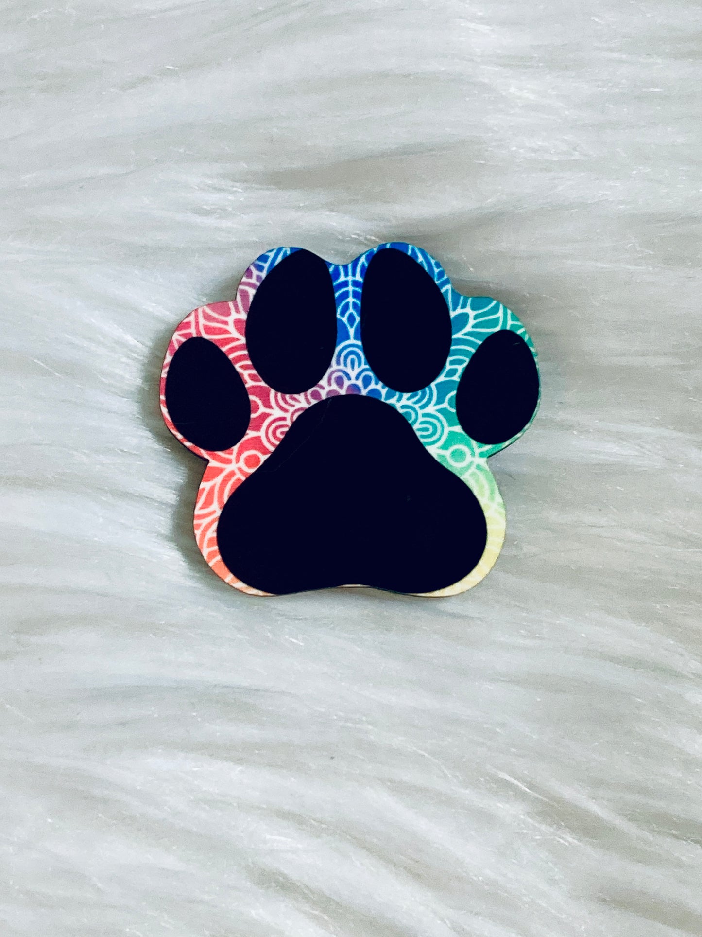 Paw Print 2" Interchangable Shapes