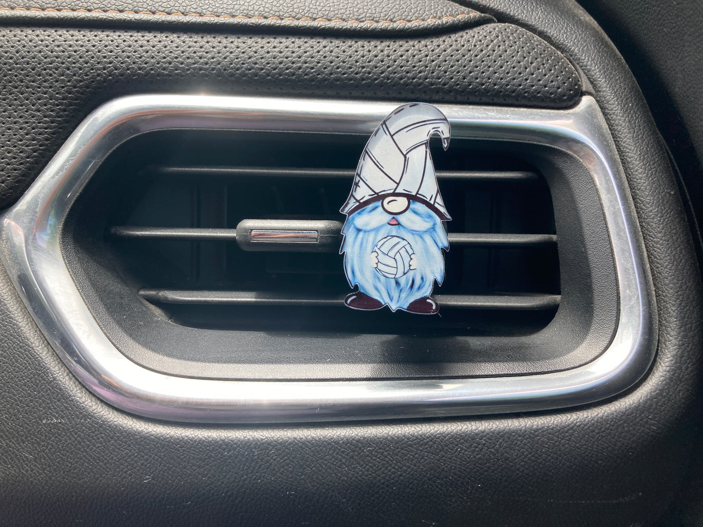 Volleyball (GN09) Gnome Acrylic 2" Vent Clip