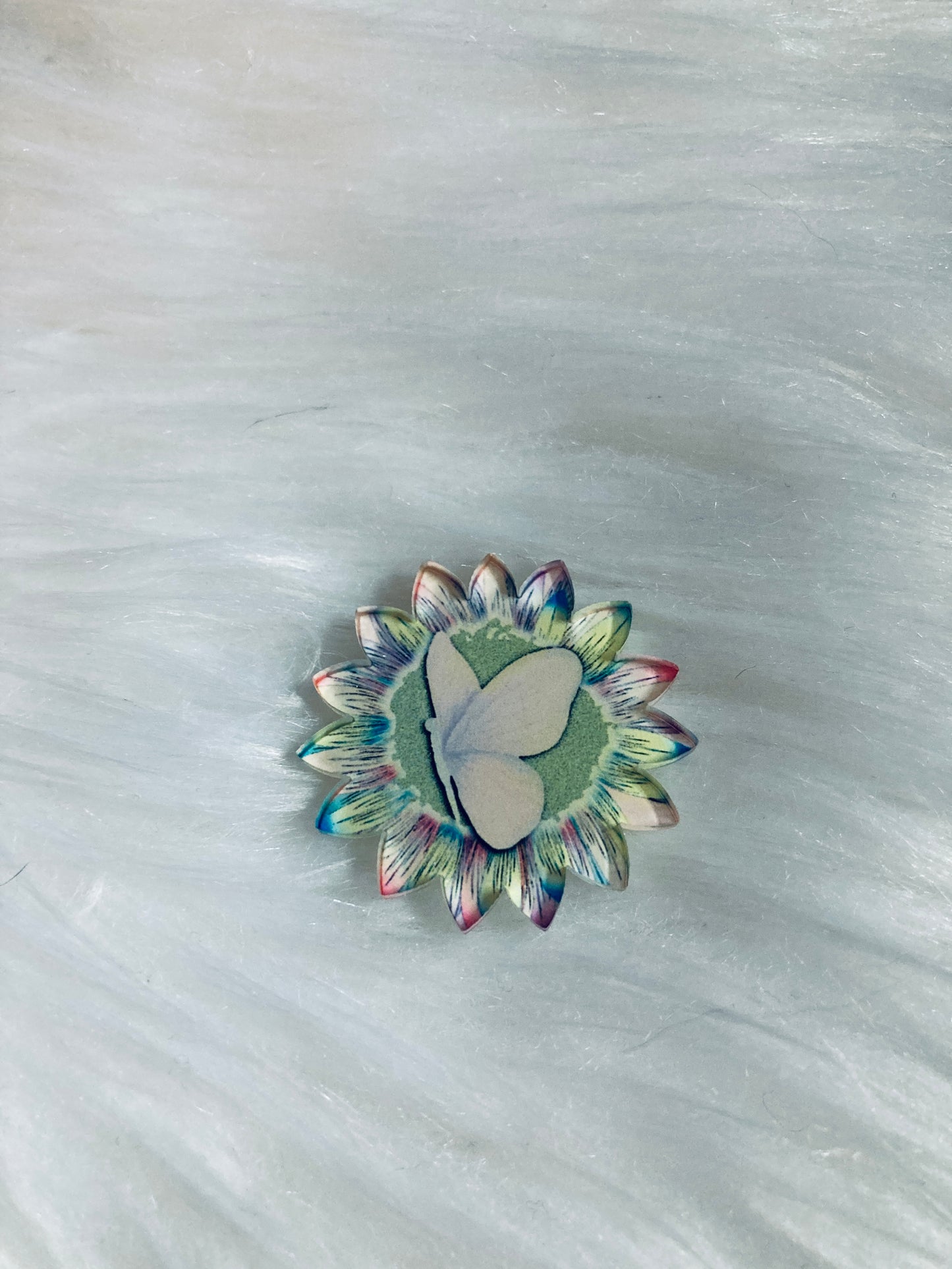 Sunflower Acrylic 1.5" Interchangeable Shape