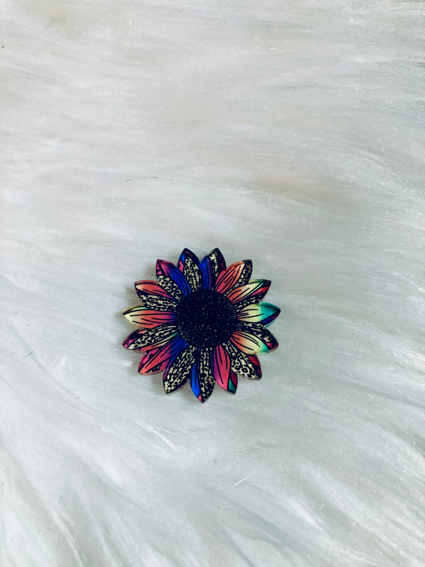 Sunflower Acrylic 1.5" Interchangeable Shape