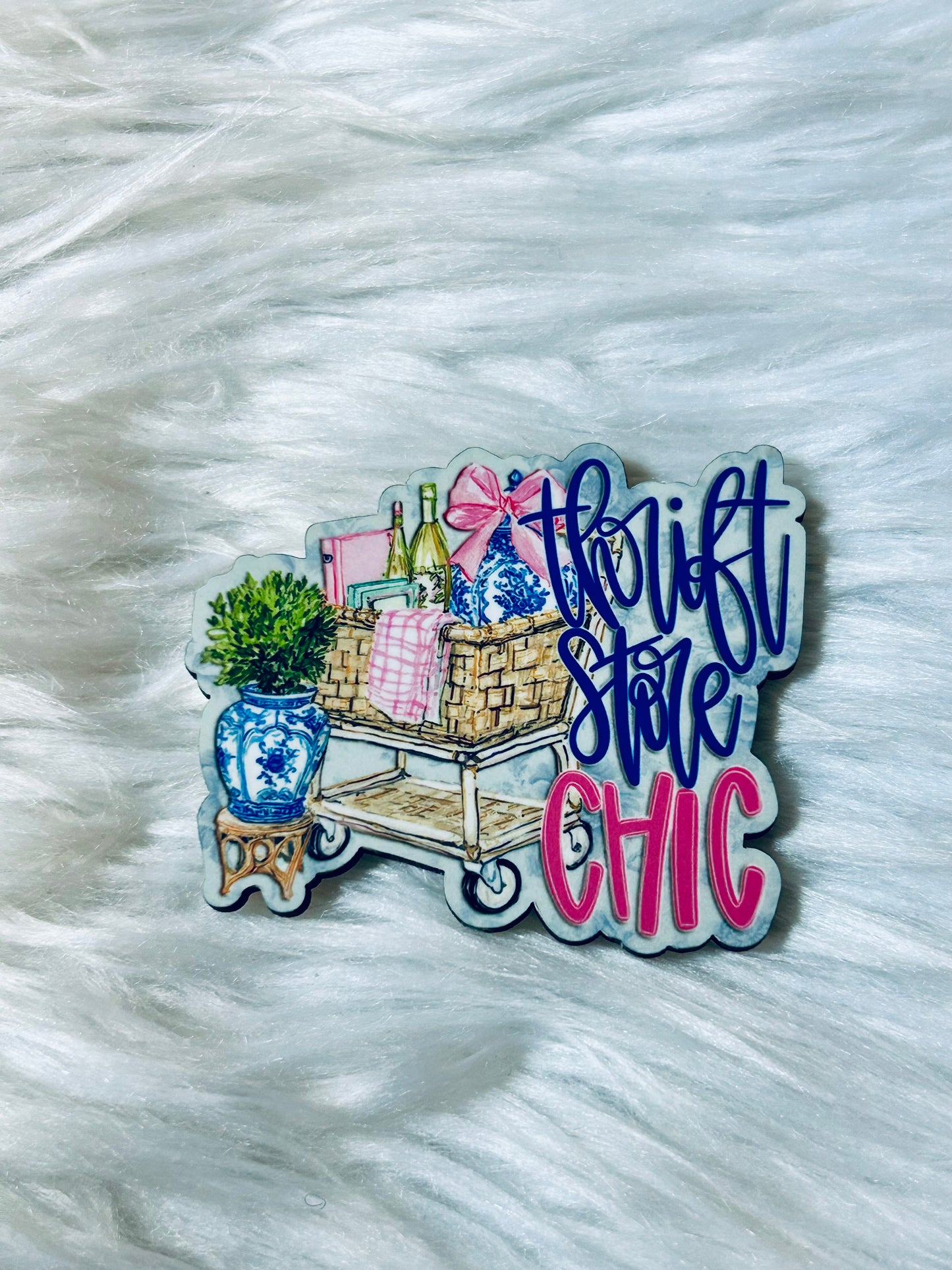 Thrift Store Chic Matte Magnet