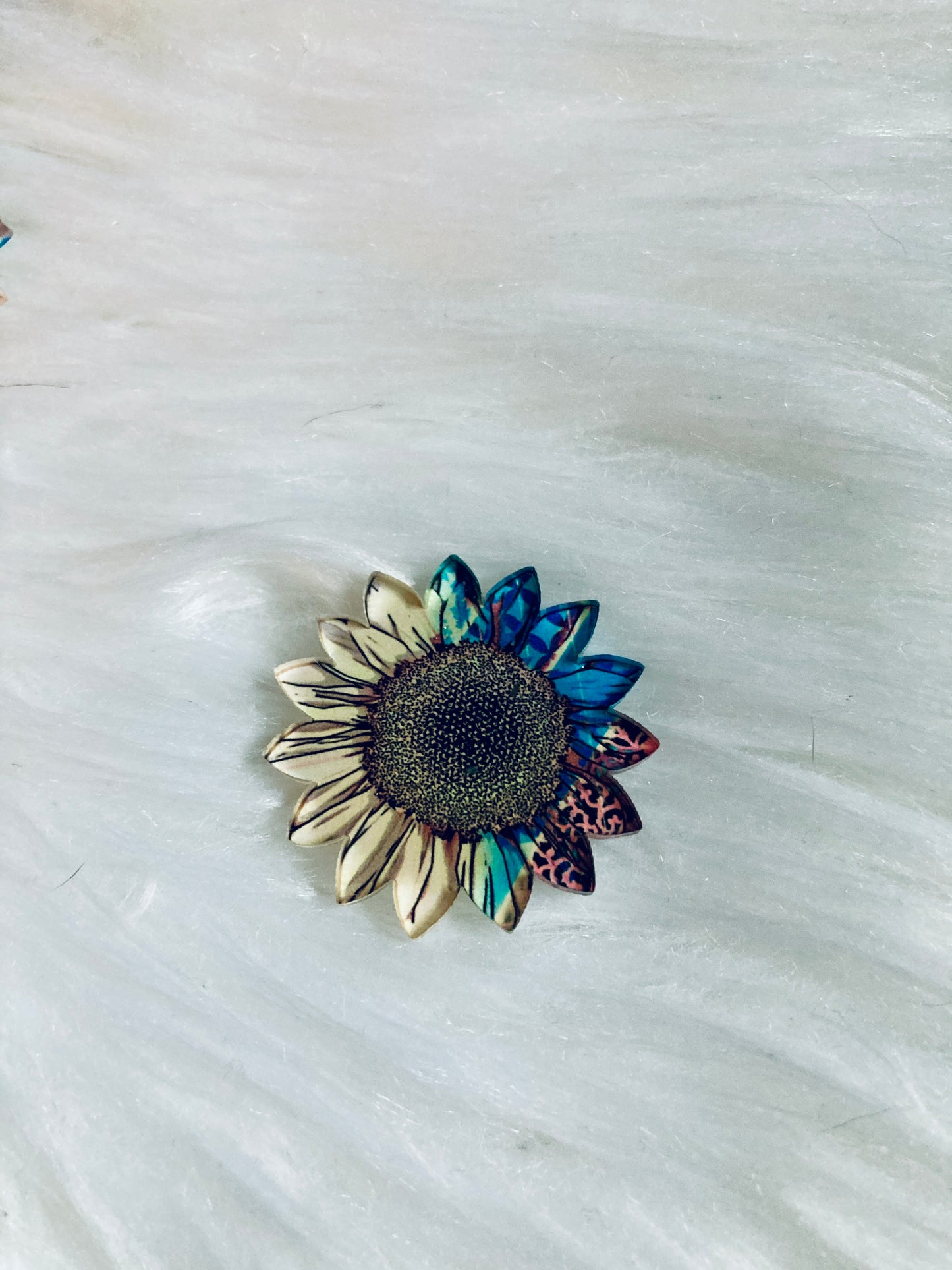 Sunflower Acrylic 1.5" Interchangeable Shape