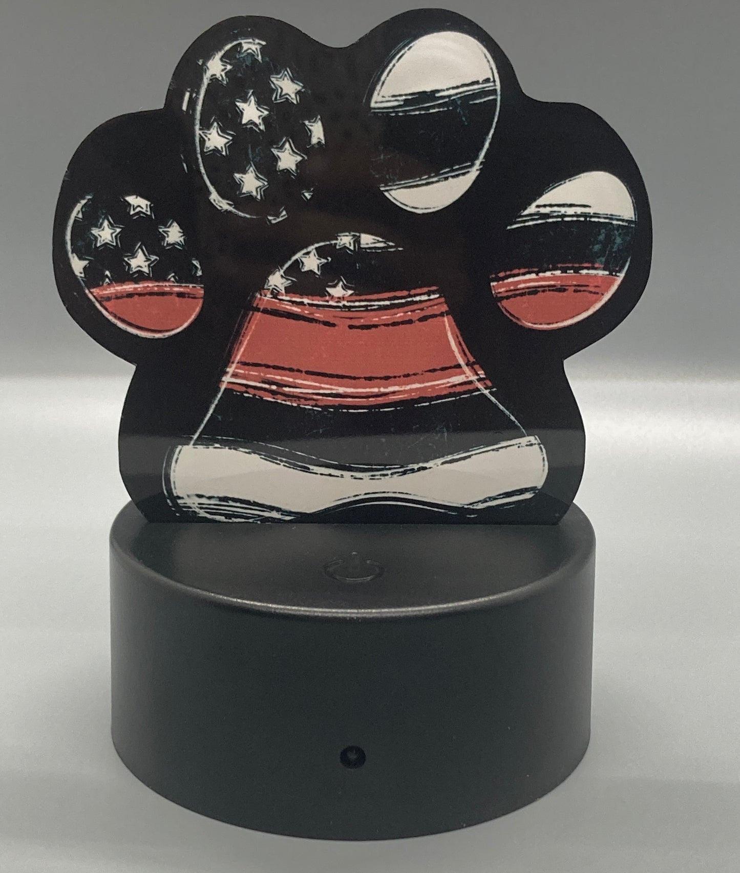 Firefighter (PPL03) - Paw Print Shape Light