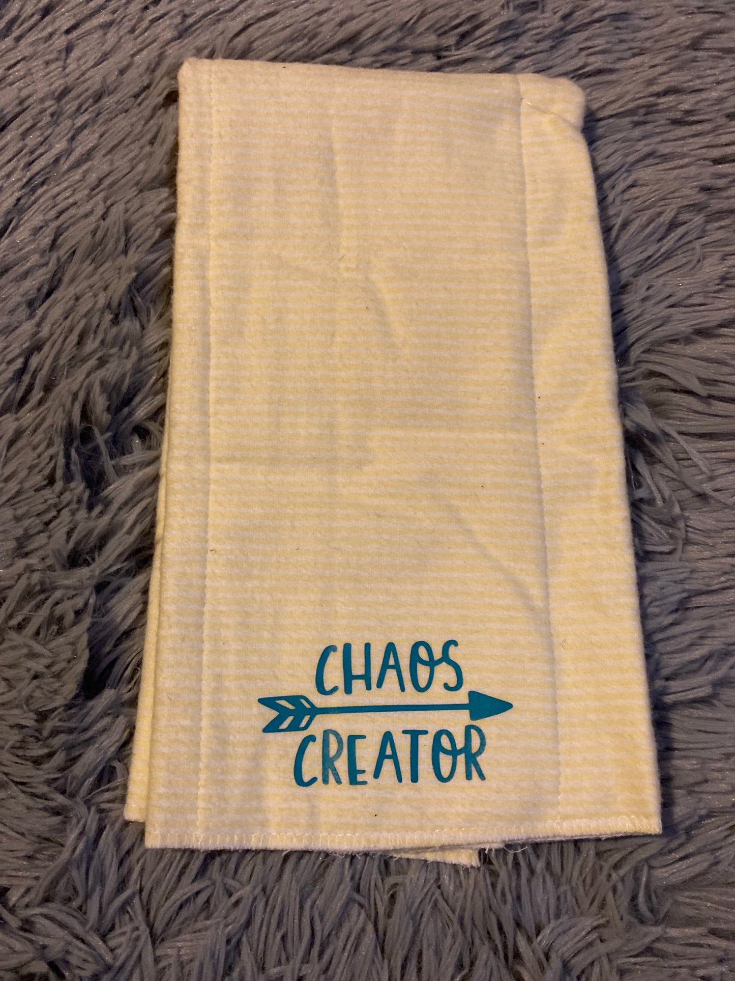 Chaos Creator Burp Rag Cloth