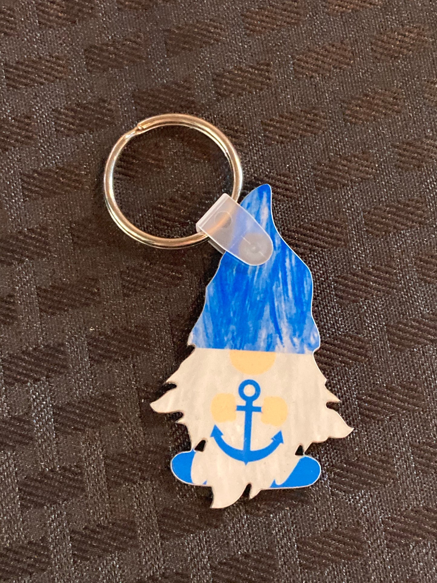 Blue Anchor (G06) - Gnome Keychain