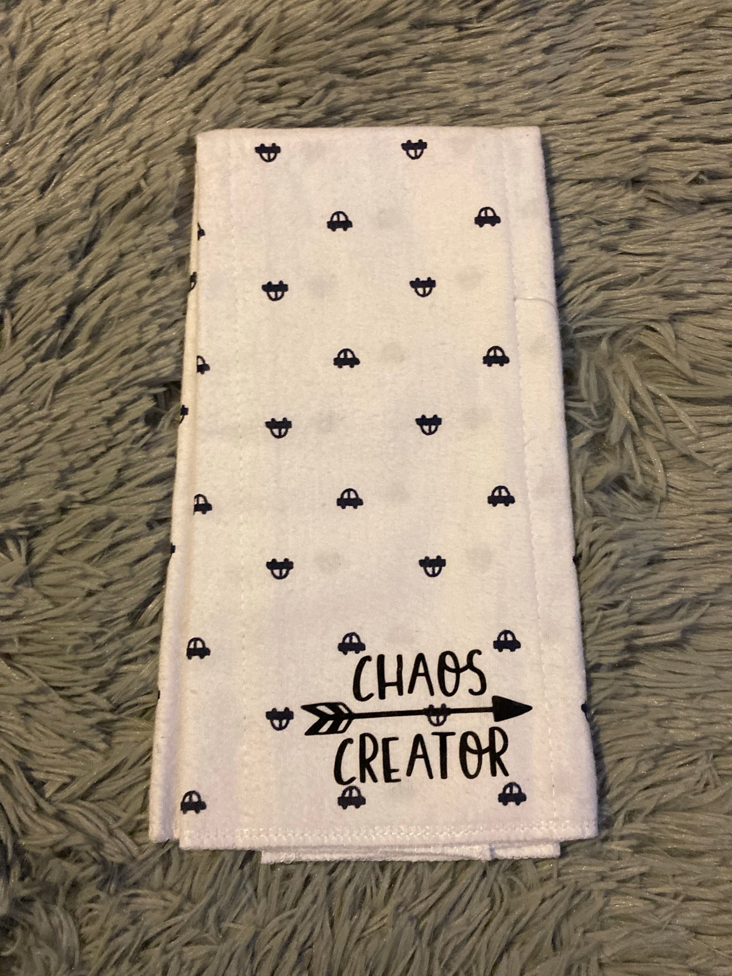 Chaos Creator Burp Rag Cloth
