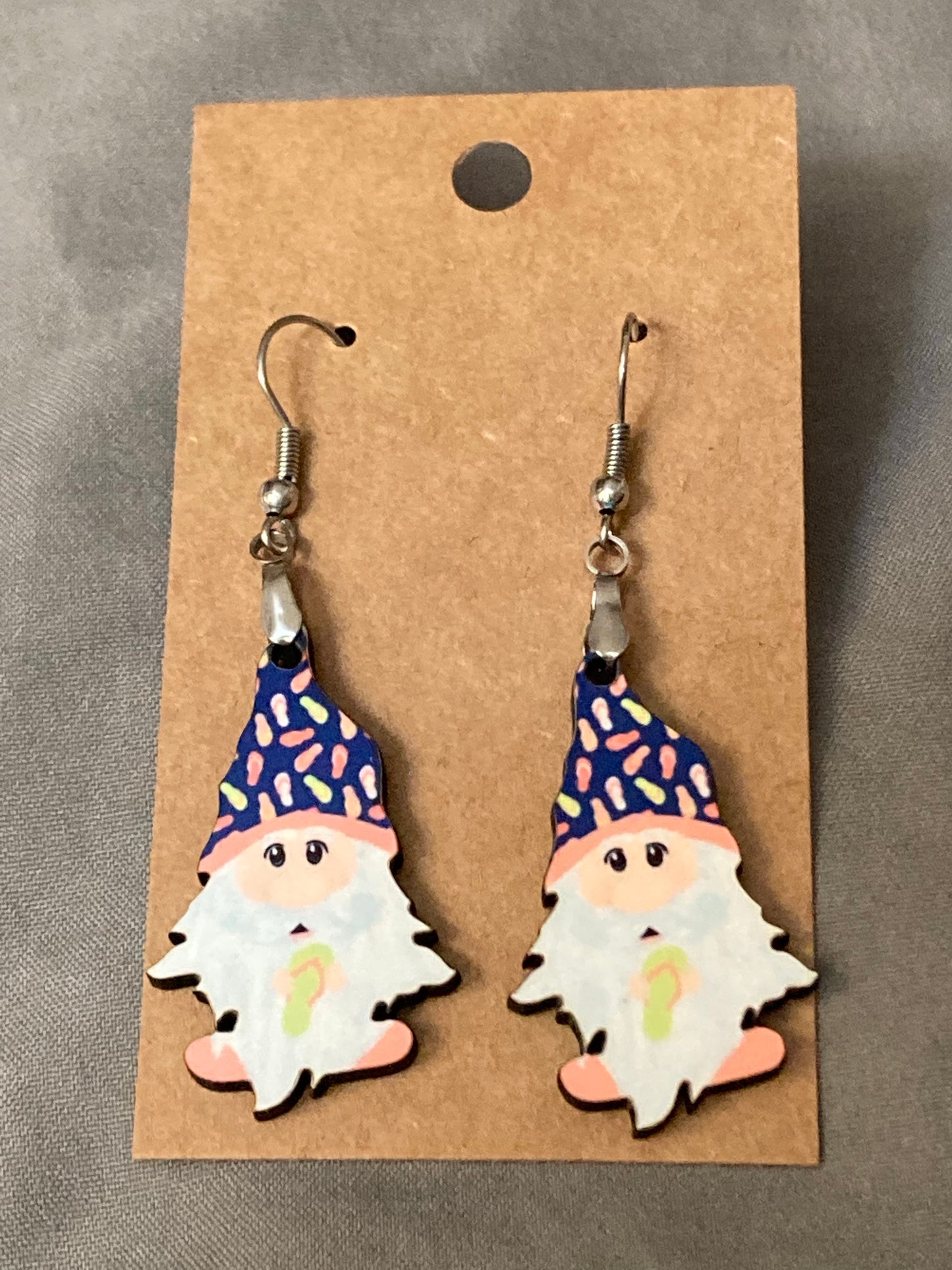 Flip Flop (G37) - Gnome Earrings