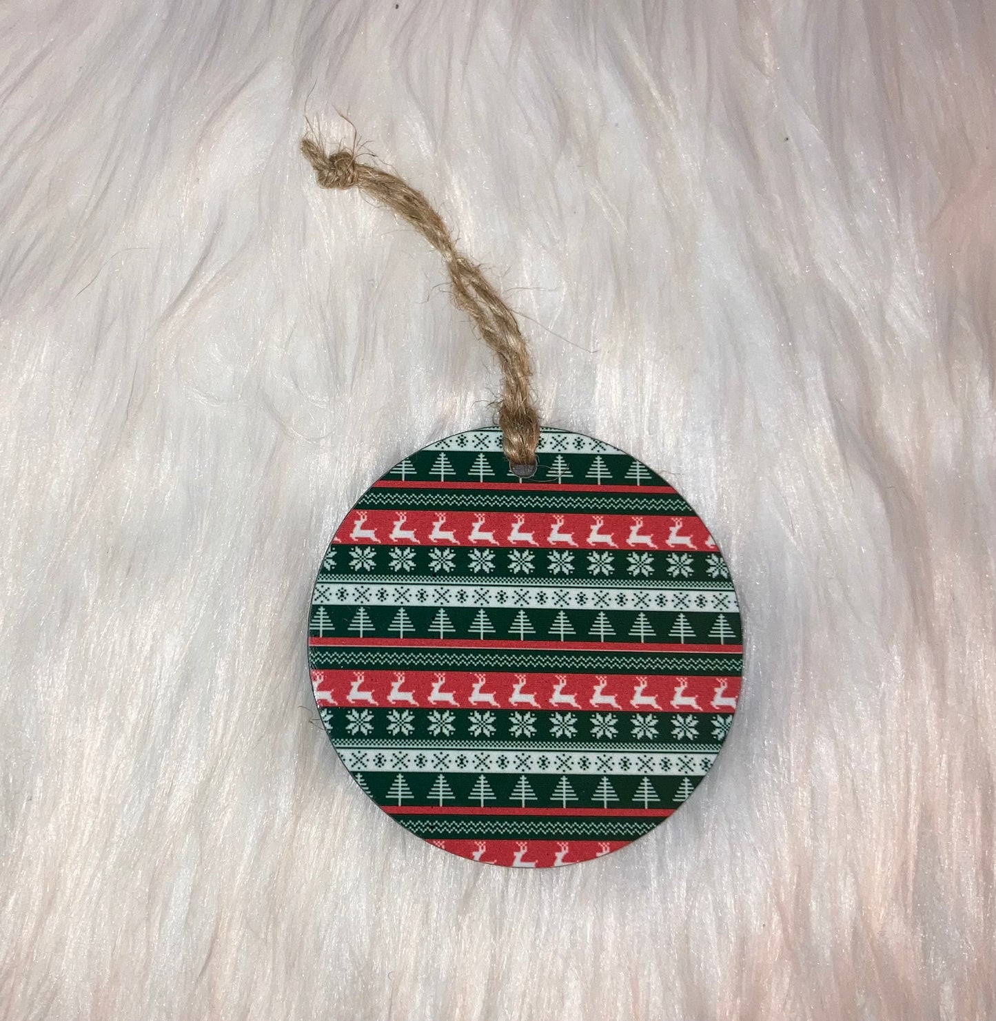 Christmas Sweater - Round Ornament