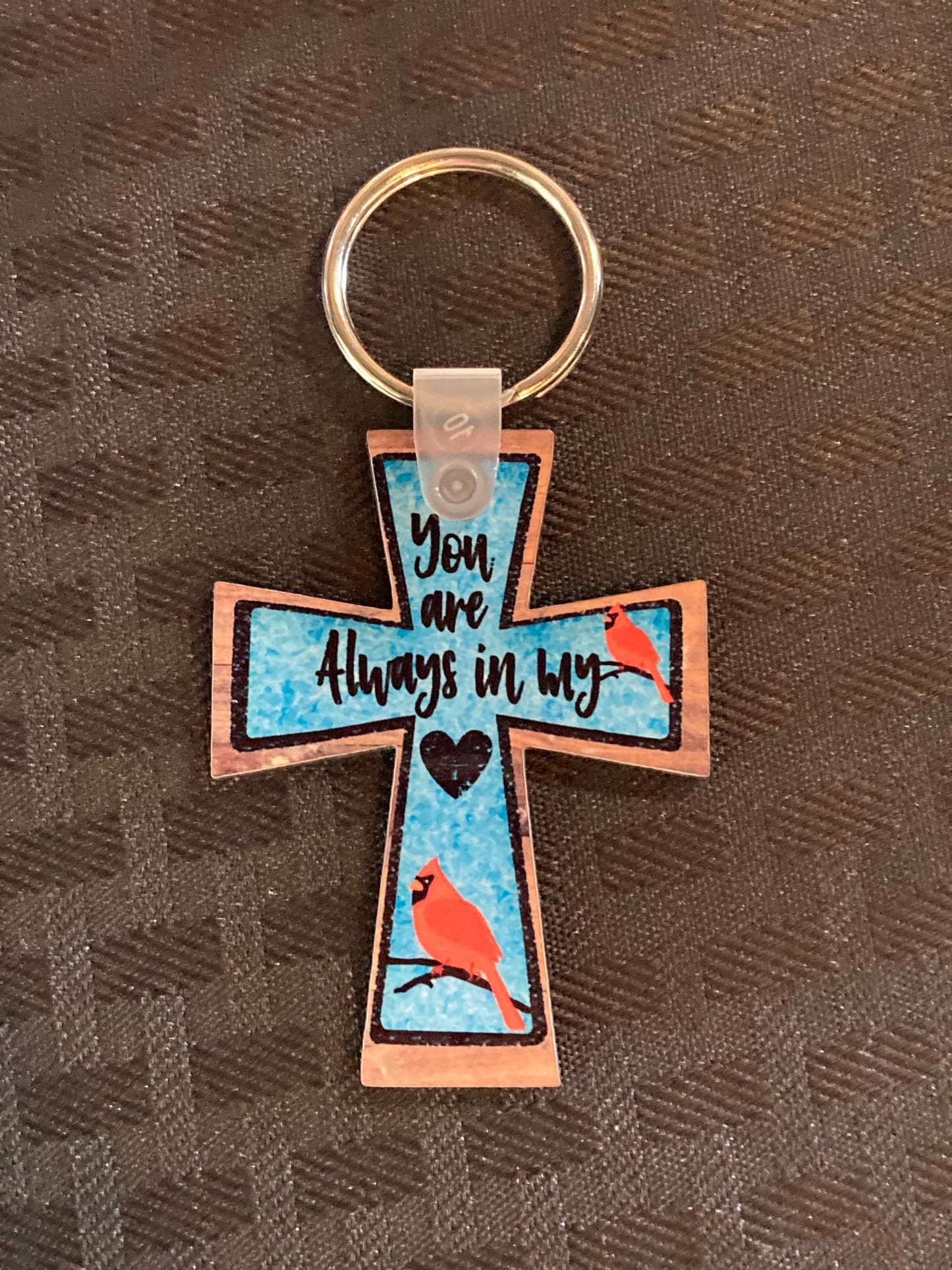You Are Always in my Heart (CR05) - Cross Keychain
