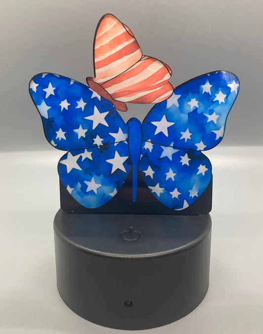 Patriotic (BFL03) - Butterfly Shape Light