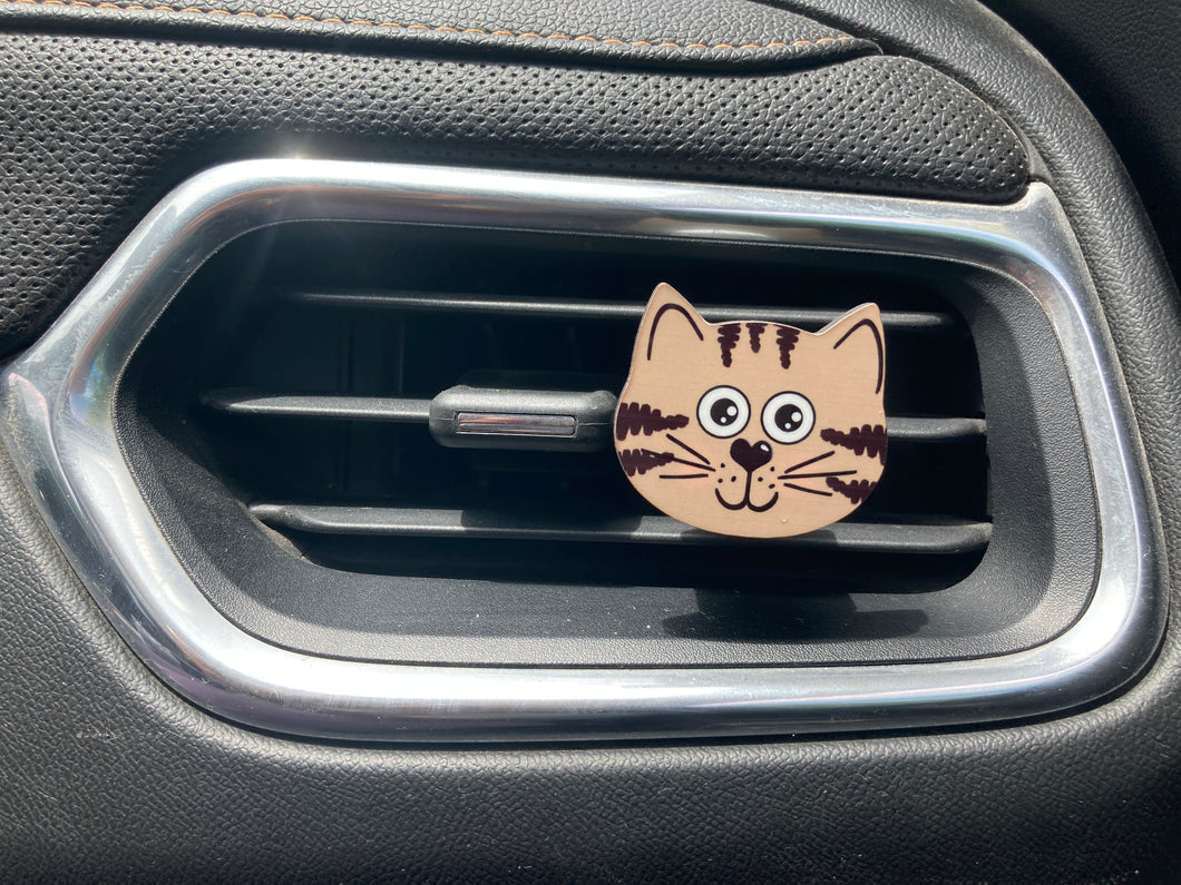Tan Tabby (CH01) Cat Head 1.5
