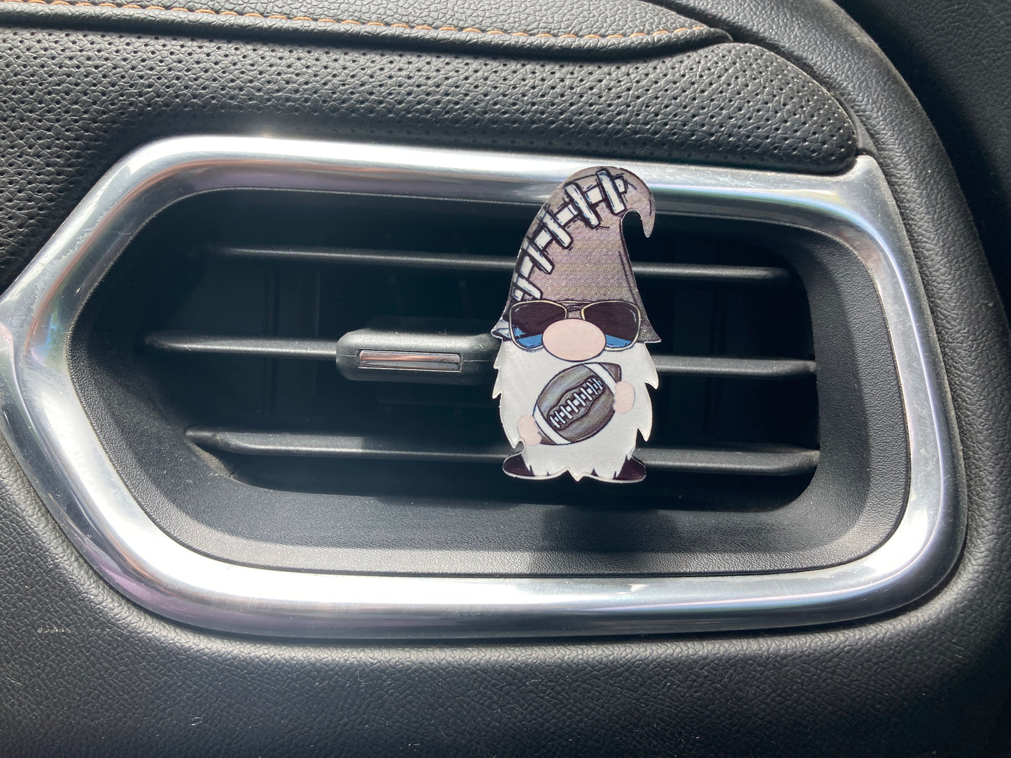 Football (GN49) Gnome Acrylic 2" Vent Clip