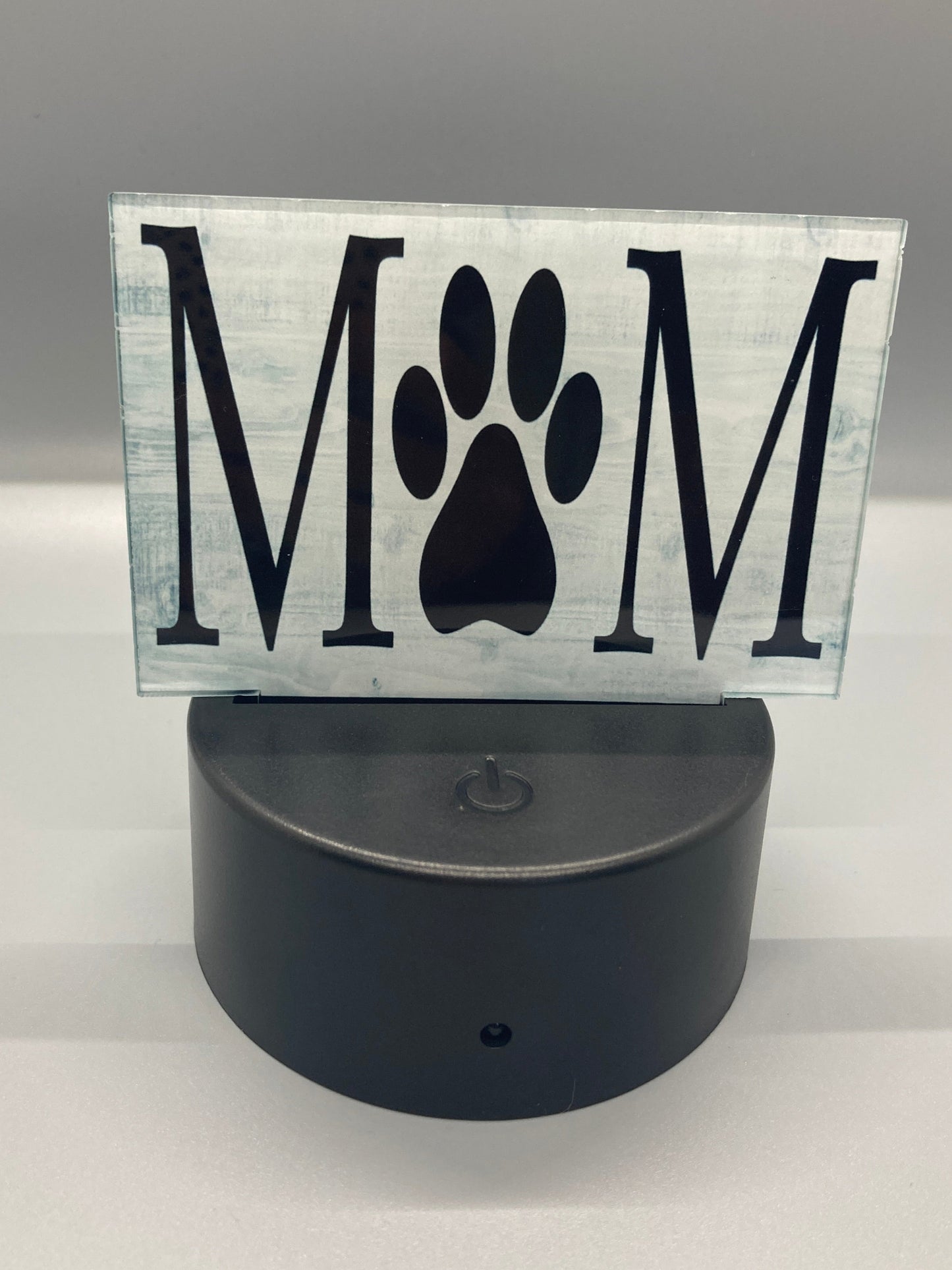 Mom Paw Print (RL05) - Rectangle Shape Light