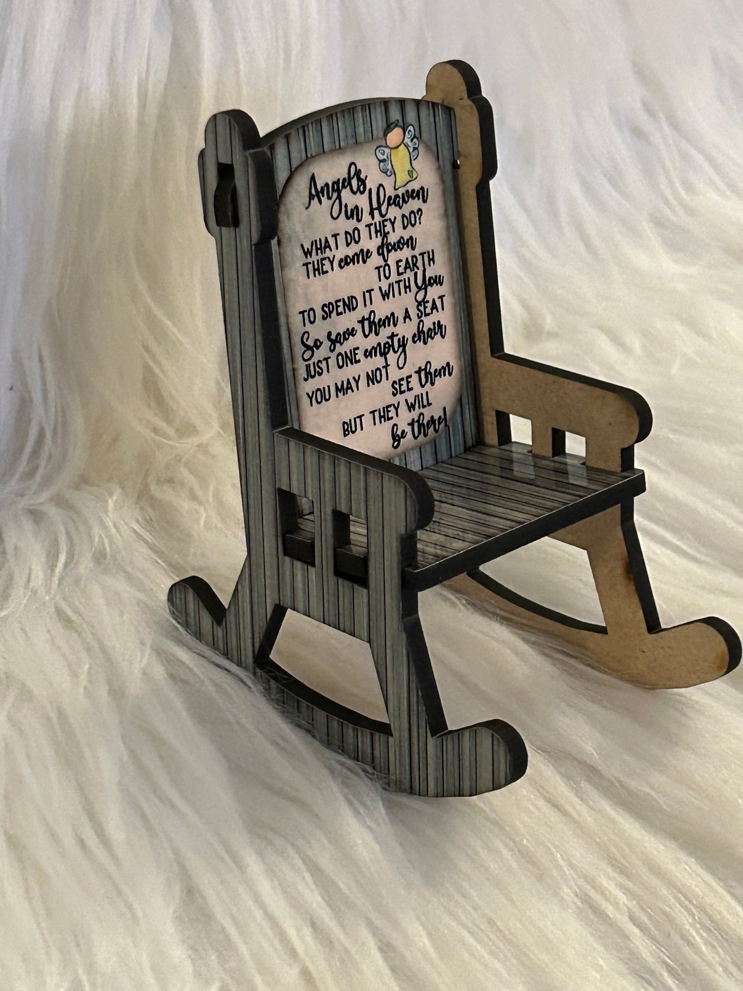 Angels in Heaven (RC03) - Rocking Chair Shape