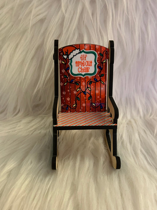 Elf Time Out (RC01) - Rocking Chair Shape