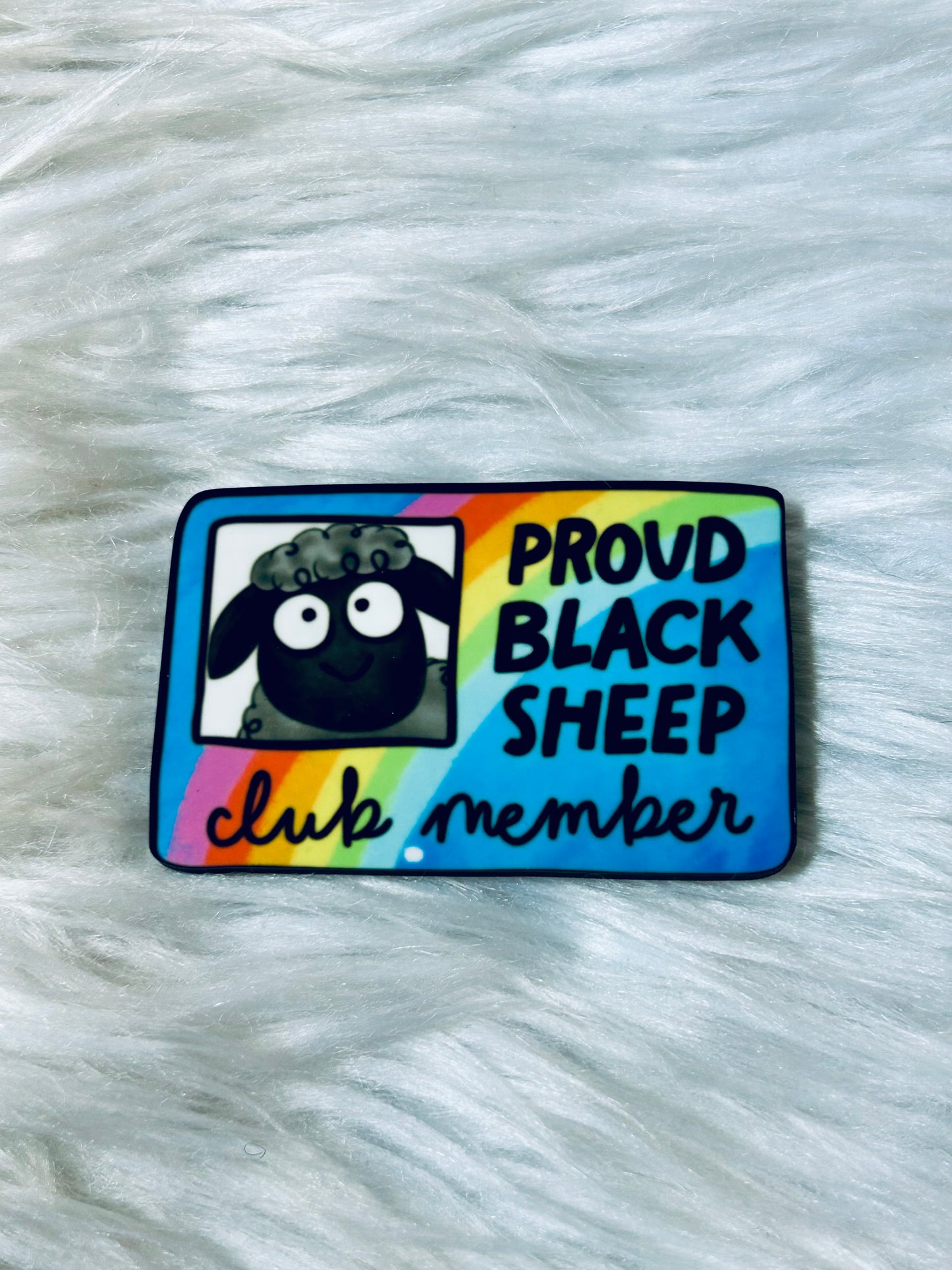 Proud Black Sheep Matte Magnet