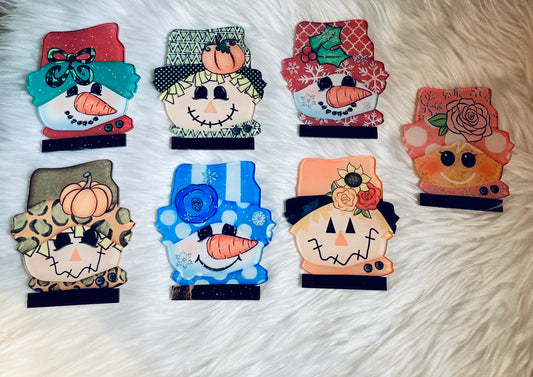 Scarecrow Shape Interchangeable Inserts for Lights