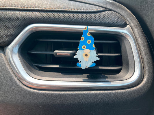 Sunflower (G03) Gnome with Feet 2" Vent Clip