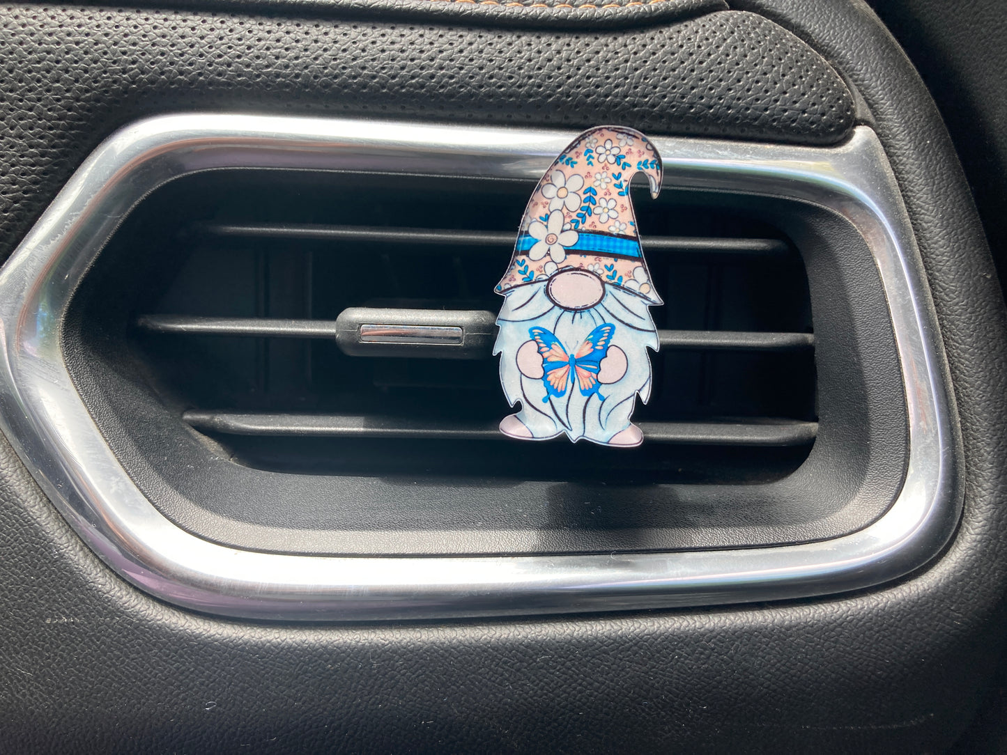 Butterfly (GN30) Gnome Acrylic 2" Vent Clip