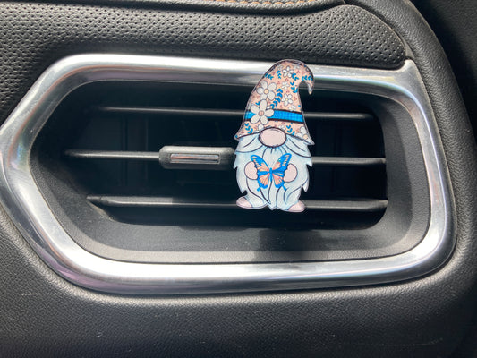 Butterfly (GN30) Gnome Acrylic 2" Vent Clip