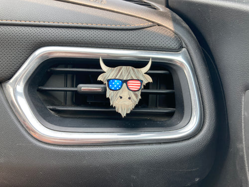 Flag Sunglasses (HC07) Highland Cow 2