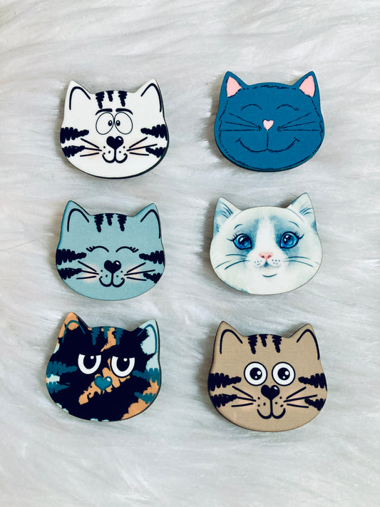 Cat Head 1.5" Interchangable Shapes