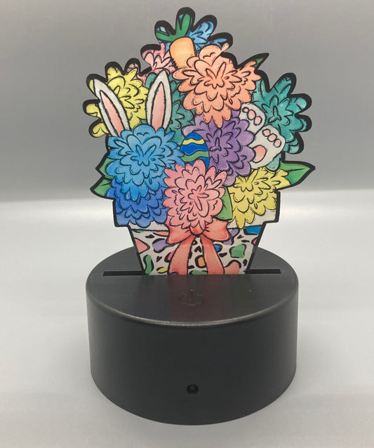 Easter Bunny (FPL10) - Flower Pot Shape Light