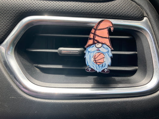 Basketball (GN16) Gnome Acrylic 2" Vent Clip