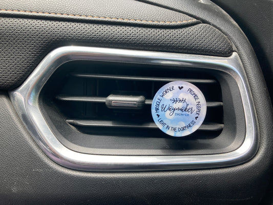 Waymaker (R18) Round Acrylic 1.5" Vent Clip