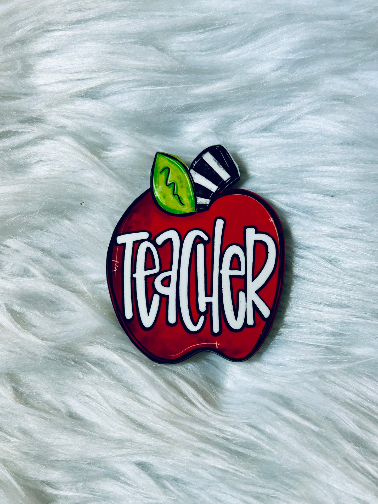 Teacher Apple Matte Magnet