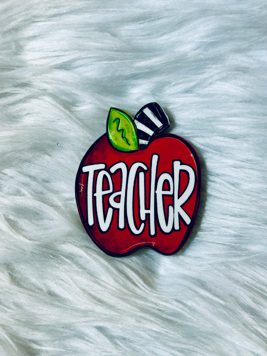 Teacher Apple Matte Magnet