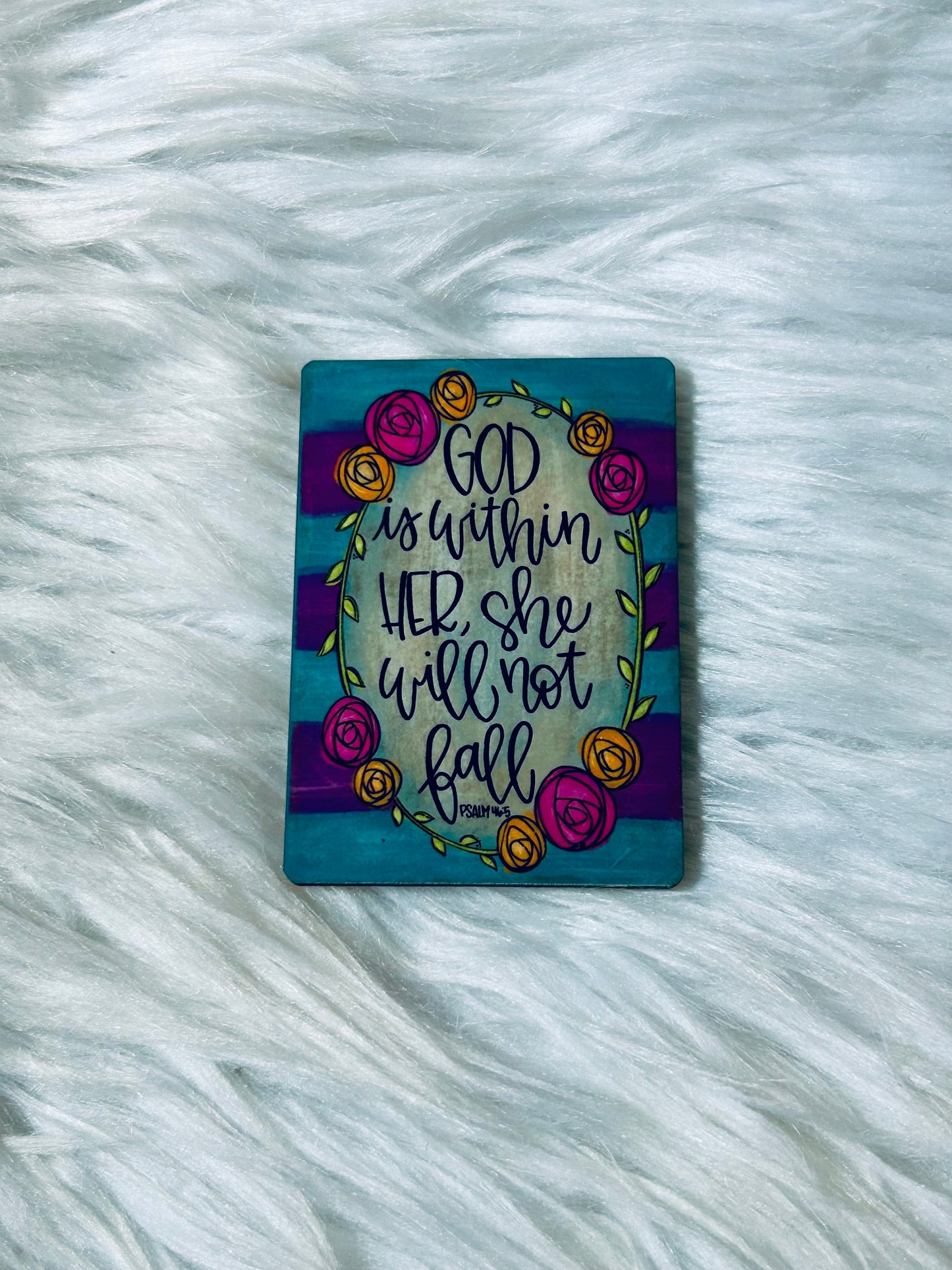 She Will Not Fall Matte Magnet