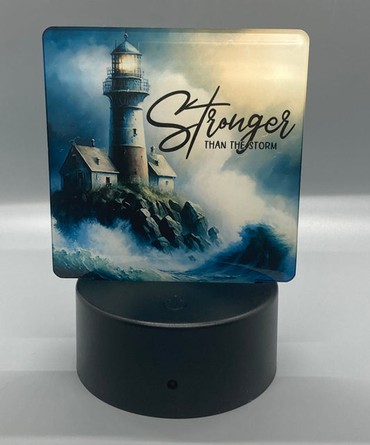 Stronger Than the Storm (SL04) - Square Shape Light