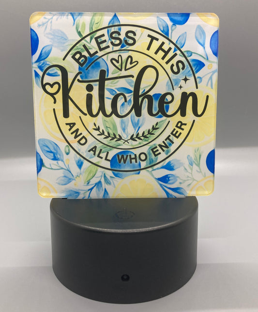 Bless this Kitchen (SL10) - Square Shape Light