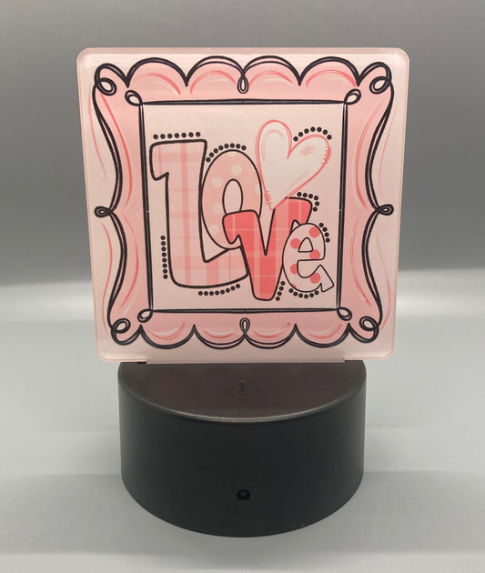 Love (SL02) - Square Shape Light