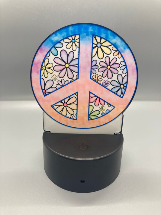 Peace (RL10) - Round Shape Light