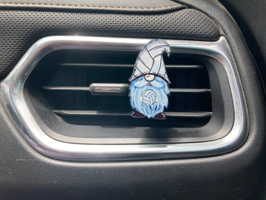 Volleyball (GN09) Gnome Acrylic 2" Vent Clip