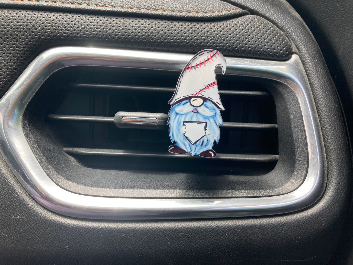 Baseball Base (GN14) Gnome Acrylic 2" Vent Clip
