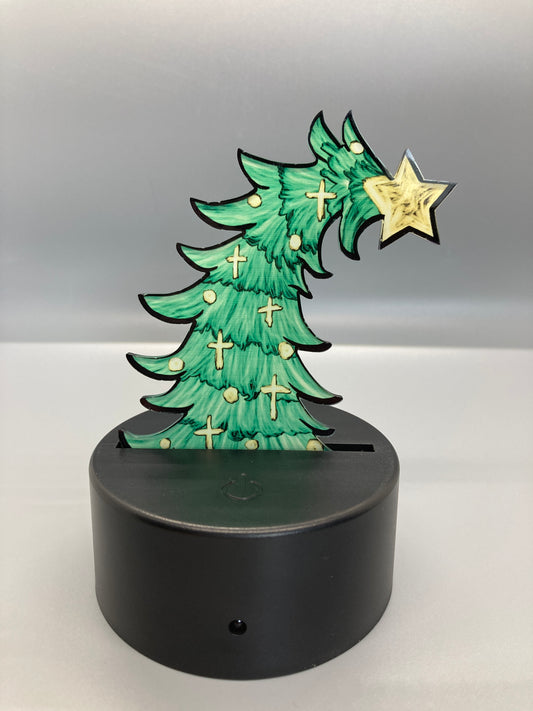 Cross (WTL02) - Whimsical Tree Shape Light