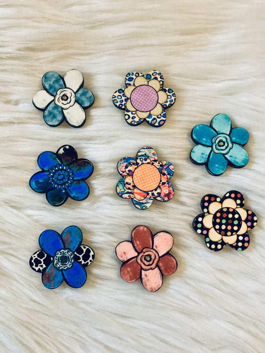 Chubby Flowers 1.5" Interchangable Shapes