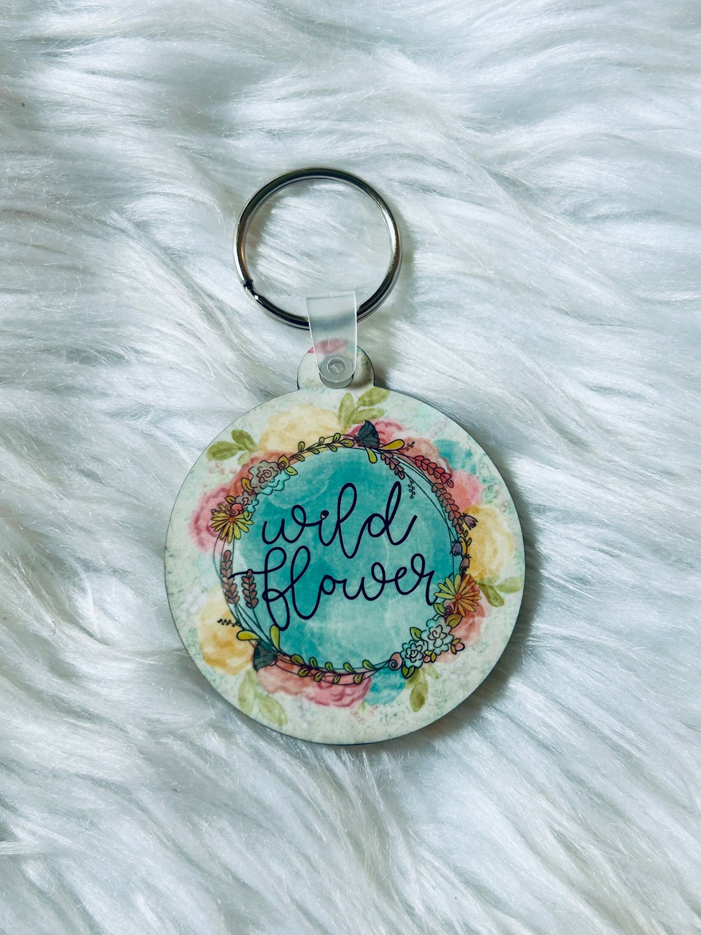Wild Flower Keychain